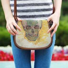 van Gogh Skull Saddle Bag