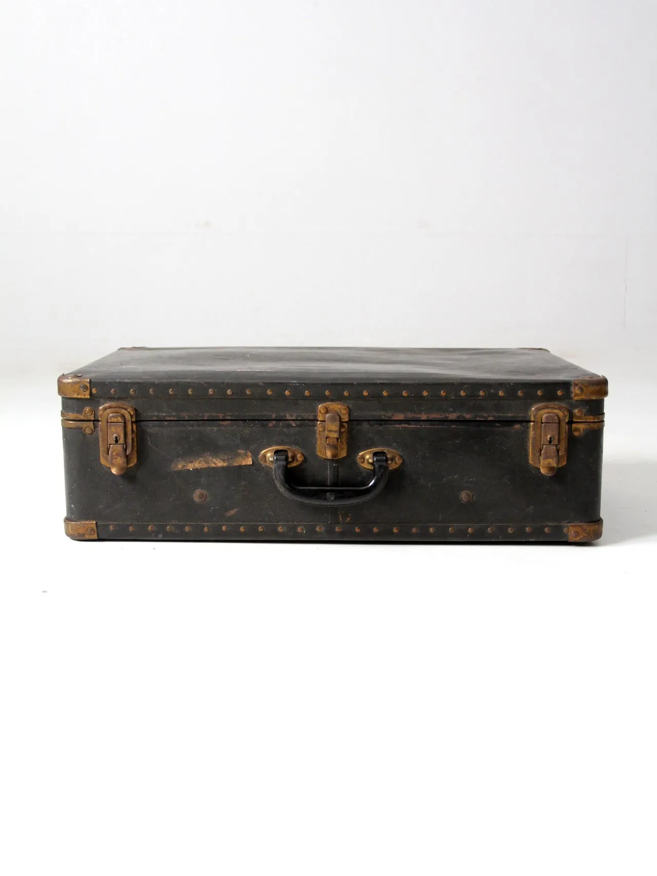 vintage black suitcase