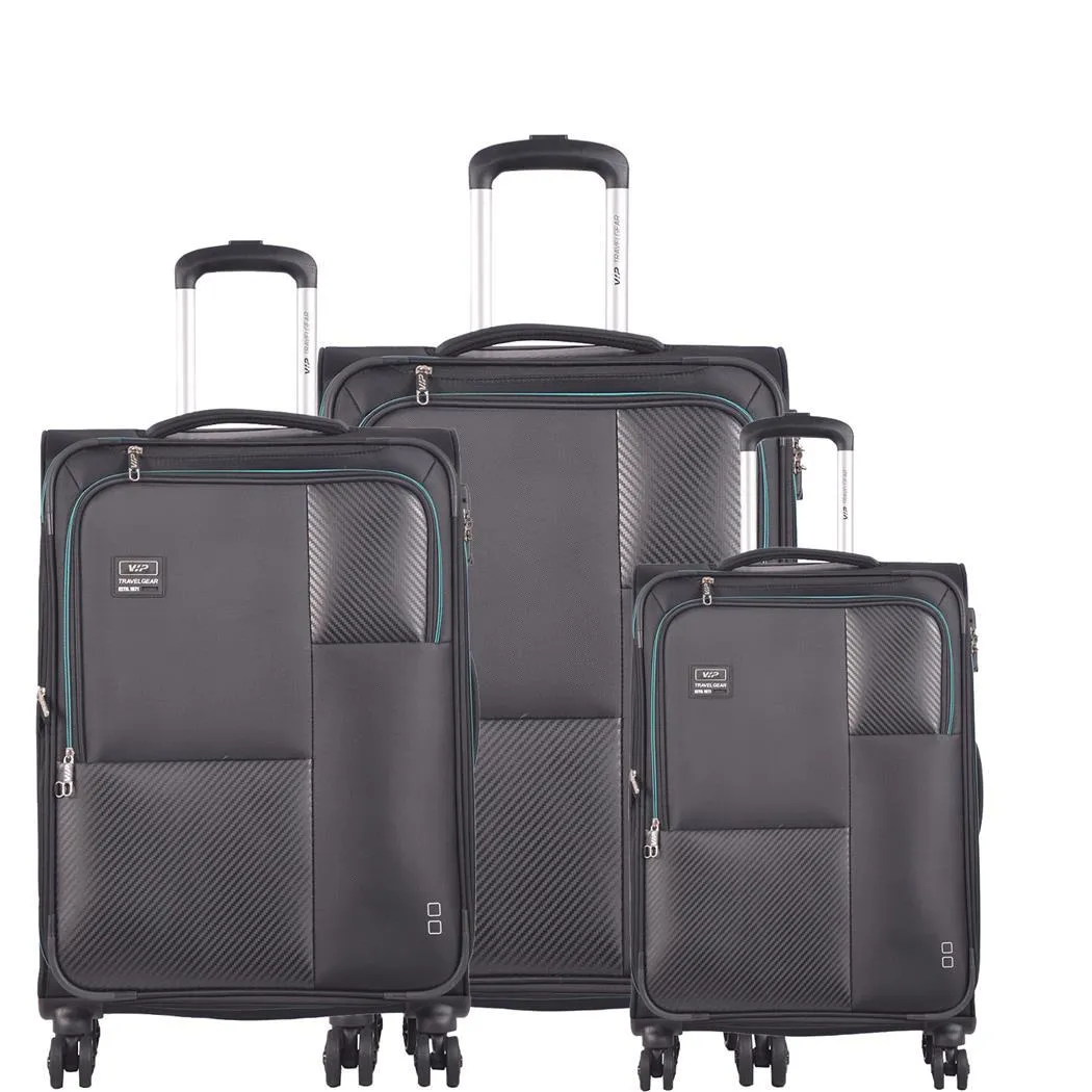 VIP  Cardinal 8 Wheel Travel Suitcase 28x39x58cm Black