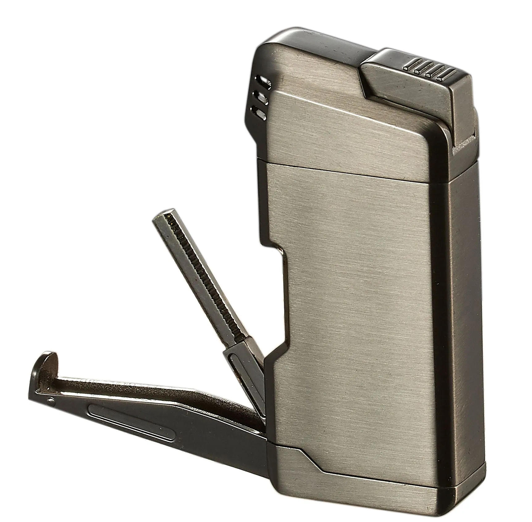 Visol Epirus Soft Flame Pipe Lighter - Gunmetal