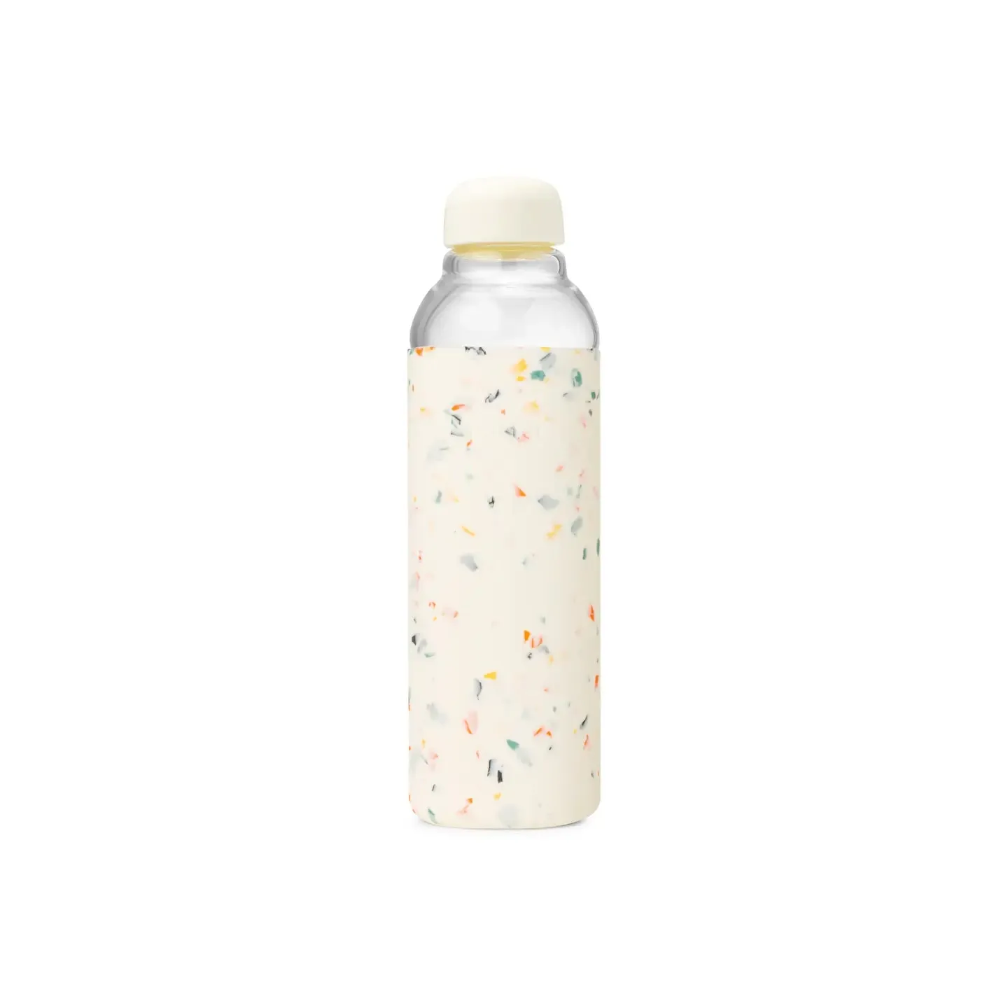 W&P Terrazzo Cream Glass Water Bottle