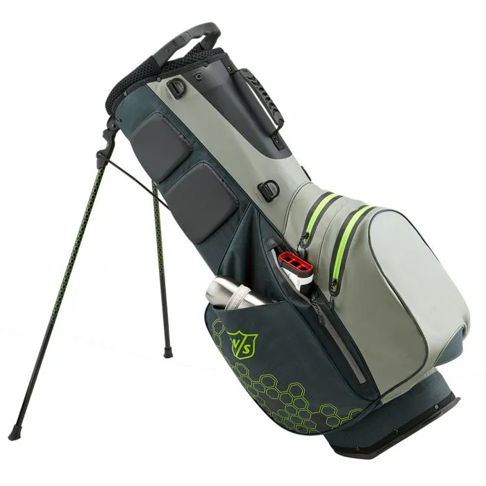 Wilson Dry Tech II Stand Bag - Black/Green