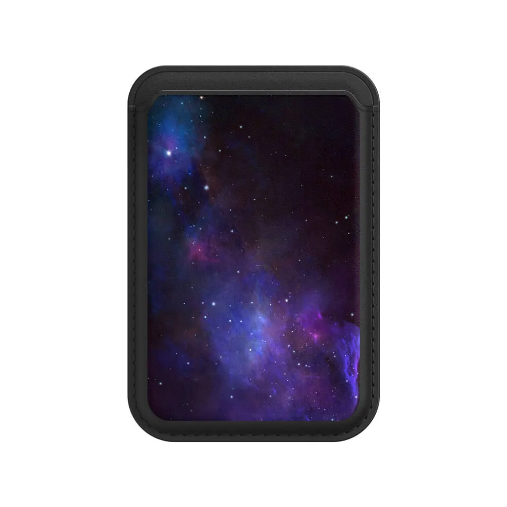 Wisdom Nebula | Leather Wallet with MagSafe