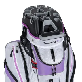 Women's Founders Club 3rd Gen Premium Organizer 14 Way Golf Cart Bag - Purple