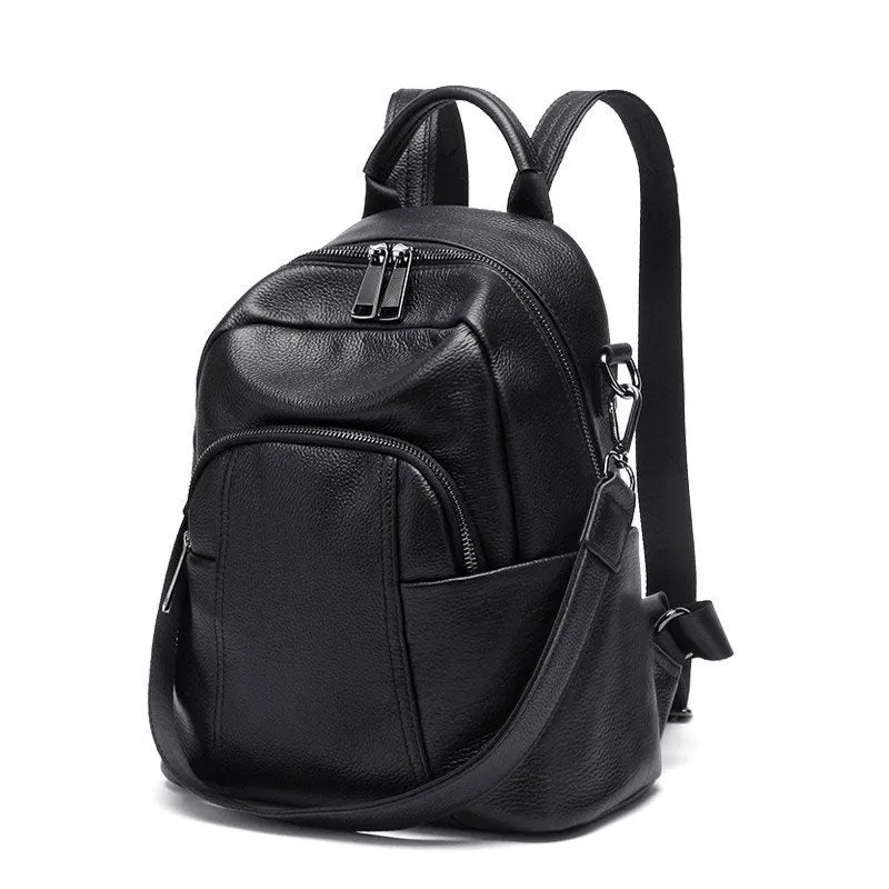 Women's Leather Backpack Convertible Shoulder Bag