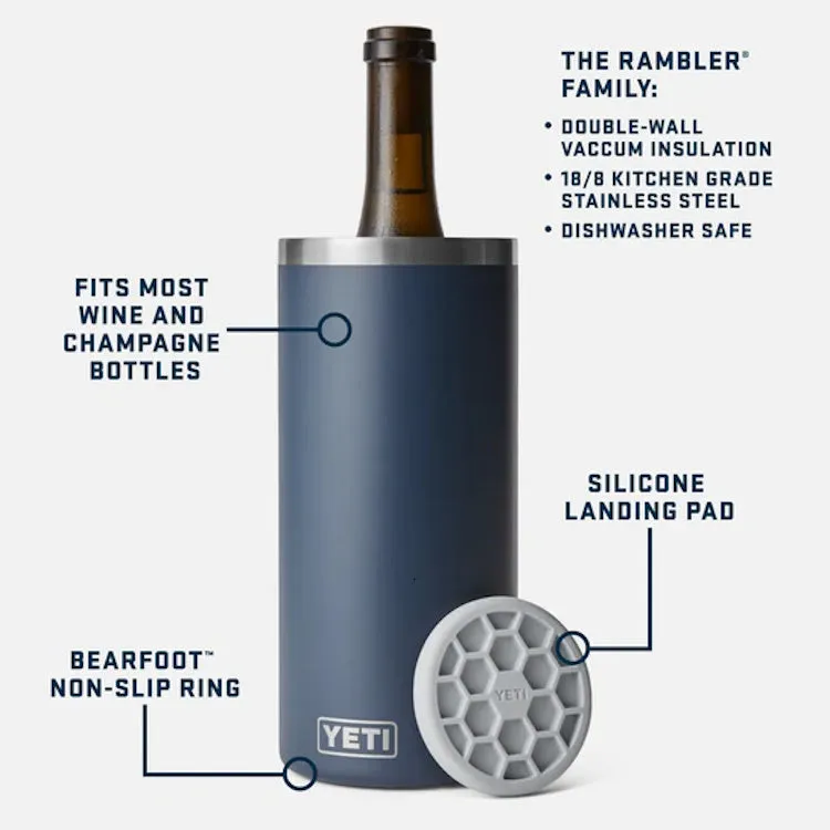 Yeti Rambler Wine Chiller - White