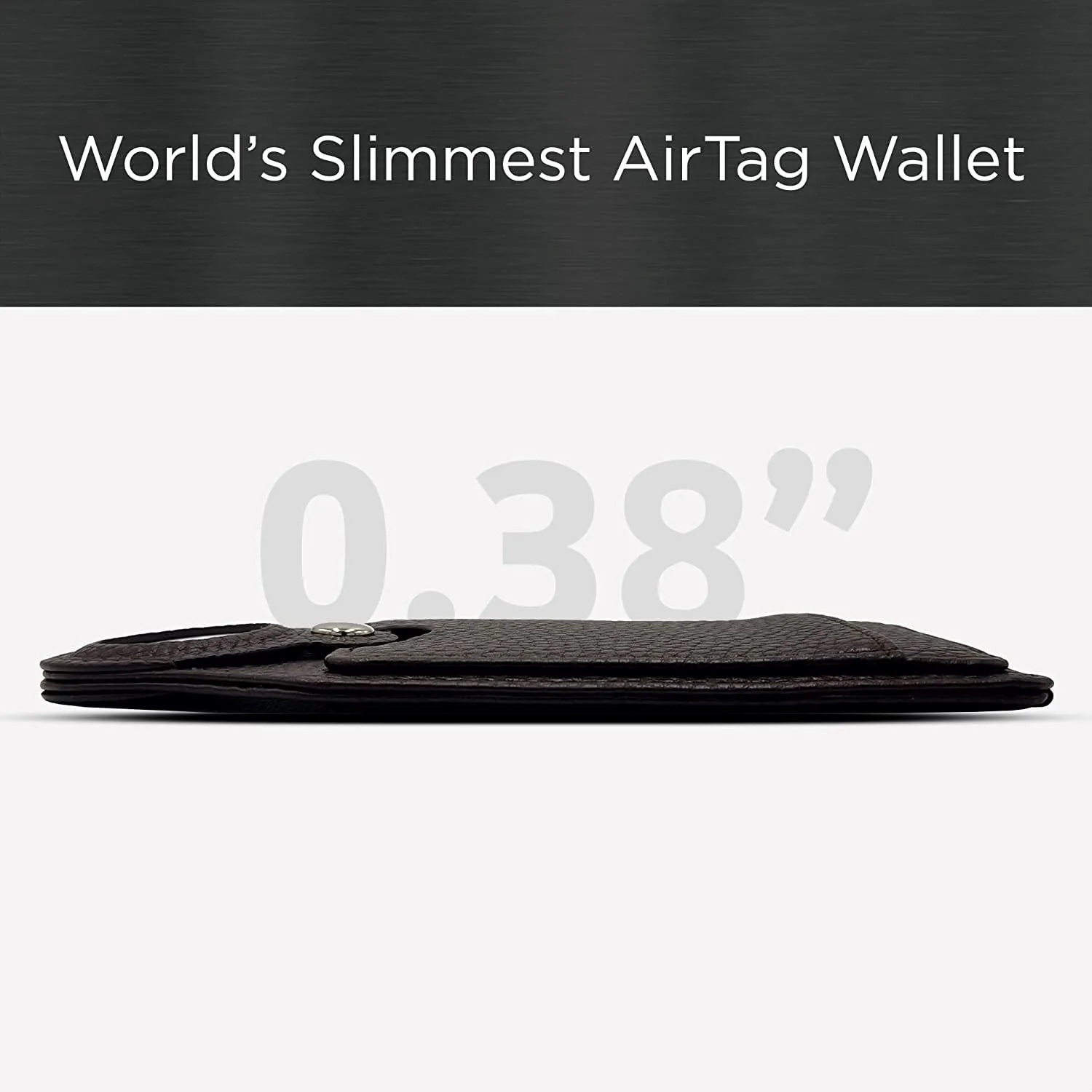 Zero-Bulk Slim AirTag Wallet