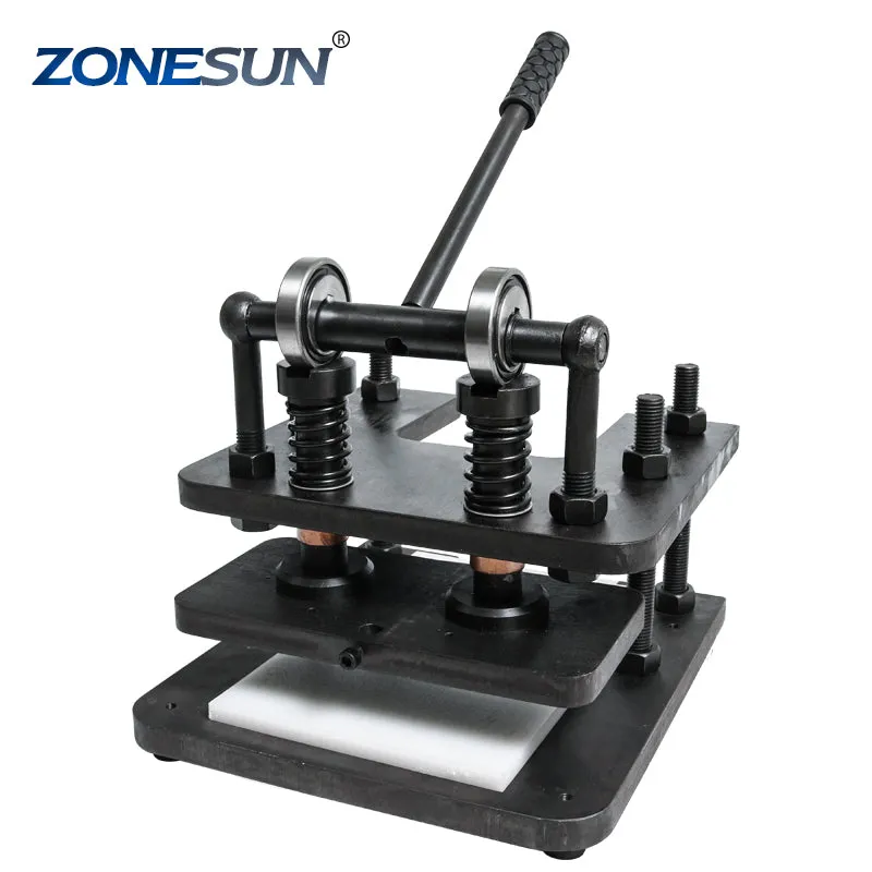 ZONESUN 2614cm Hand Leather Cutting Machine Diy Wallet Bag Photo Paper Pvc/Eva Sheet Mold Cutter Leather Die Cutting Tool